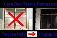 Cara Keluarkan Pintu Sliding Tingkap Aluminium